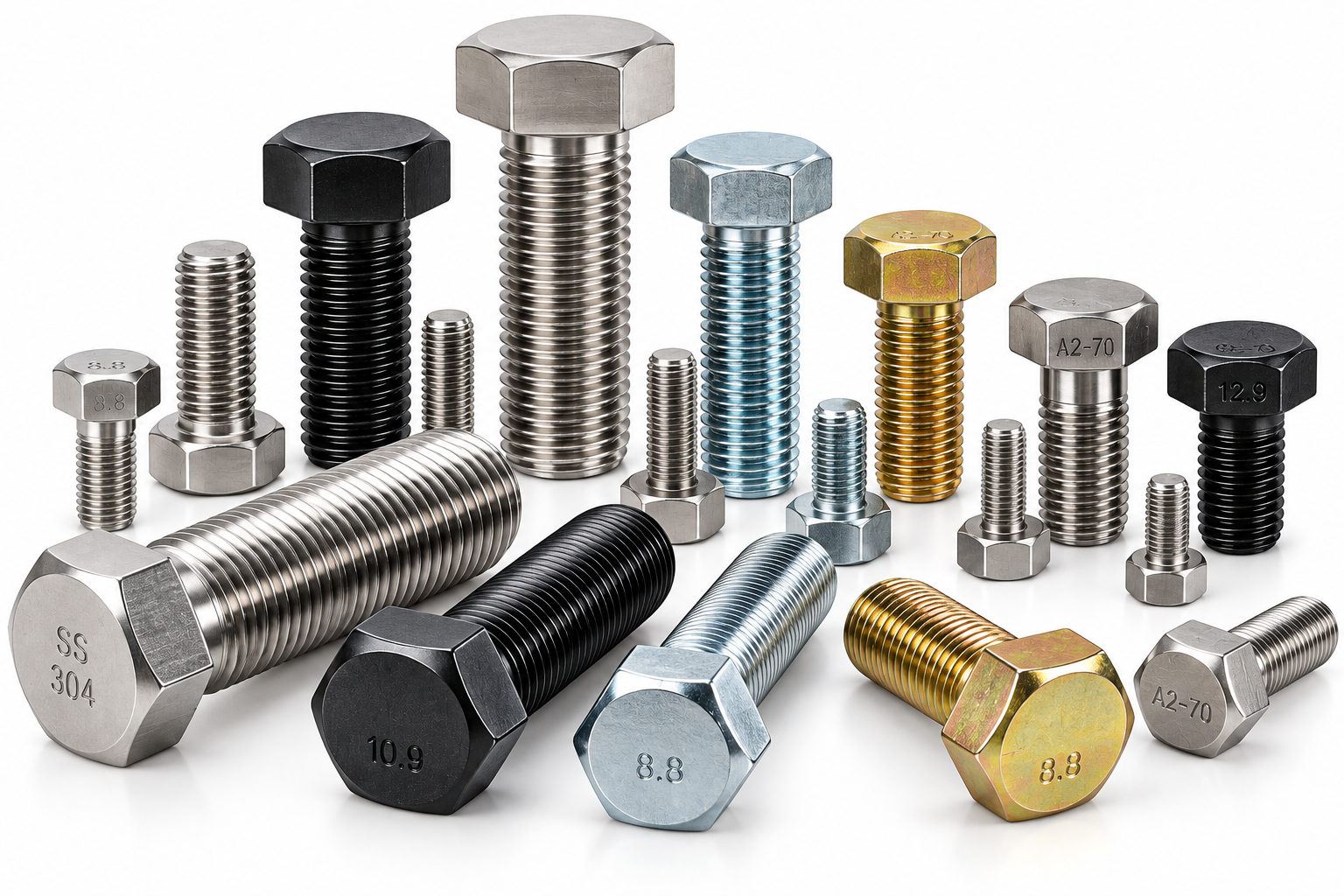 Hex Bolts — Nuts, Bolts & Fasteners