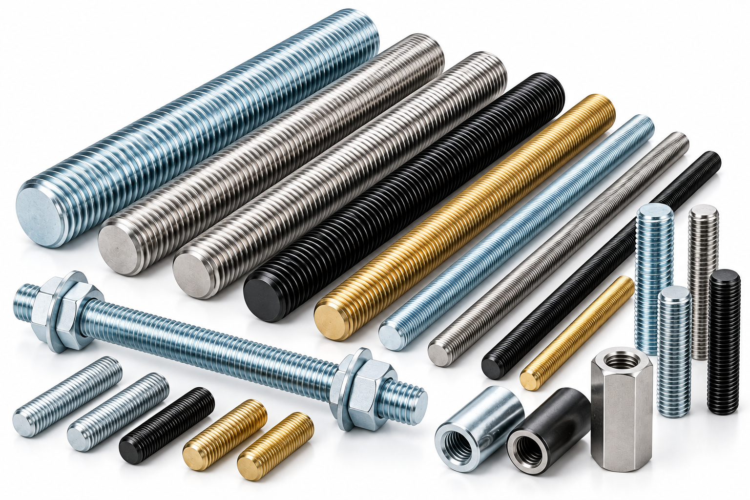 Threaded Rods — Nuts, Bolts & Fasteners